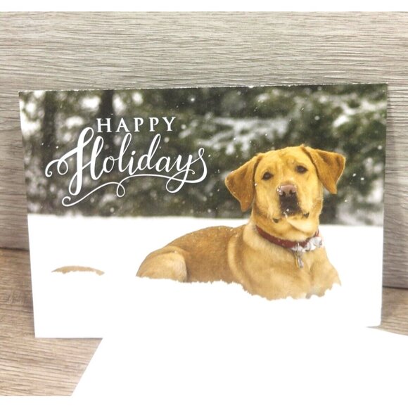 Happy Holidays Pets Dogs Lover Christmas Blessings Holiday Seasons Greeting Card - Picture 5 of 5